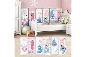 3D Number Anti Collision Protection Stickers, Self Adhesive Peel and Stick Toy...