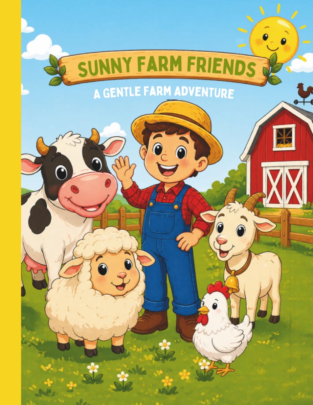Sunny Farm Friends: A Gentle Farm Adventure for Kids Ages 6–10: Fun Farm Animals, Tractors, and Simple Activities Kids Will Love