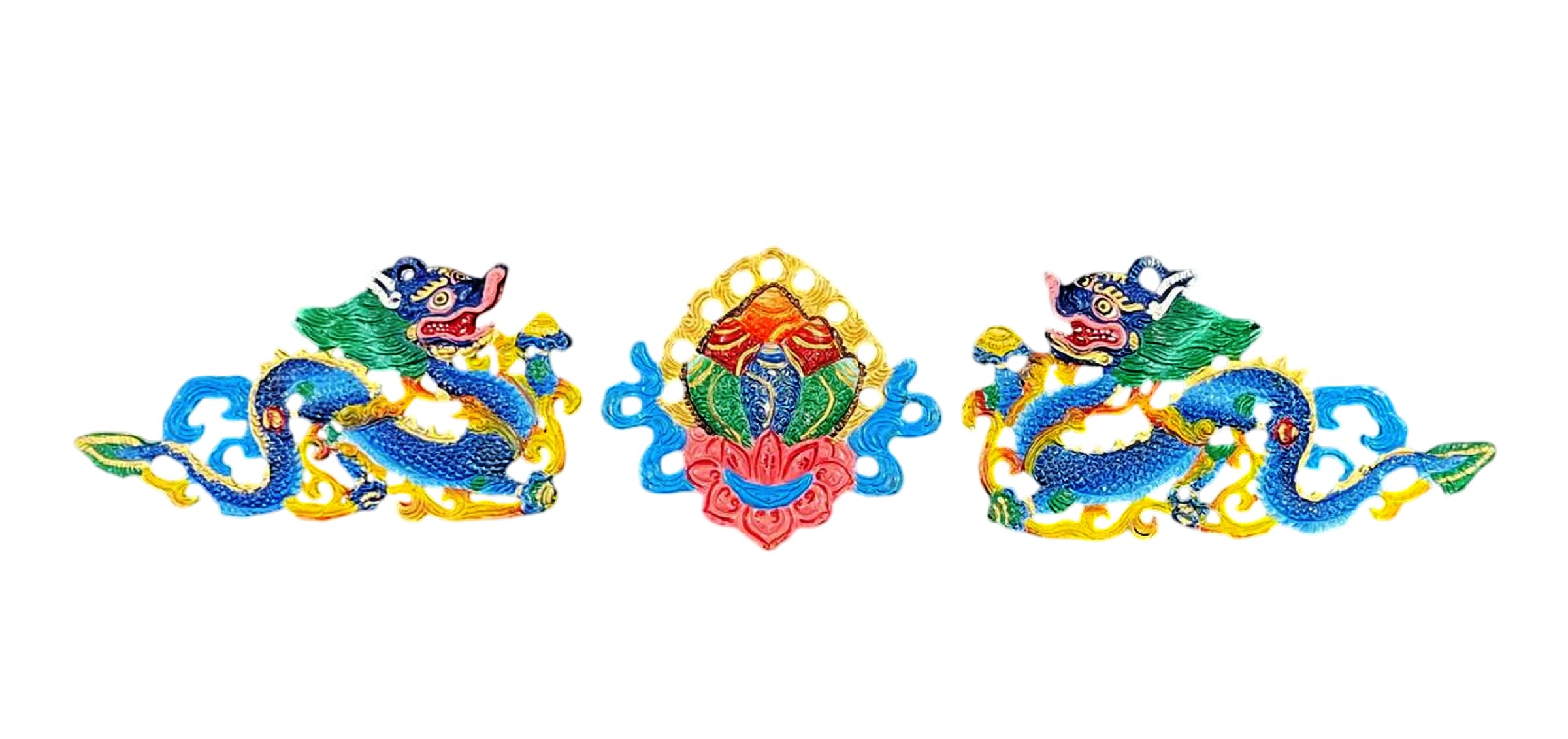 Buy numeroastro Tibetan Buddhist Norbu With Two Dragons Of Fortune