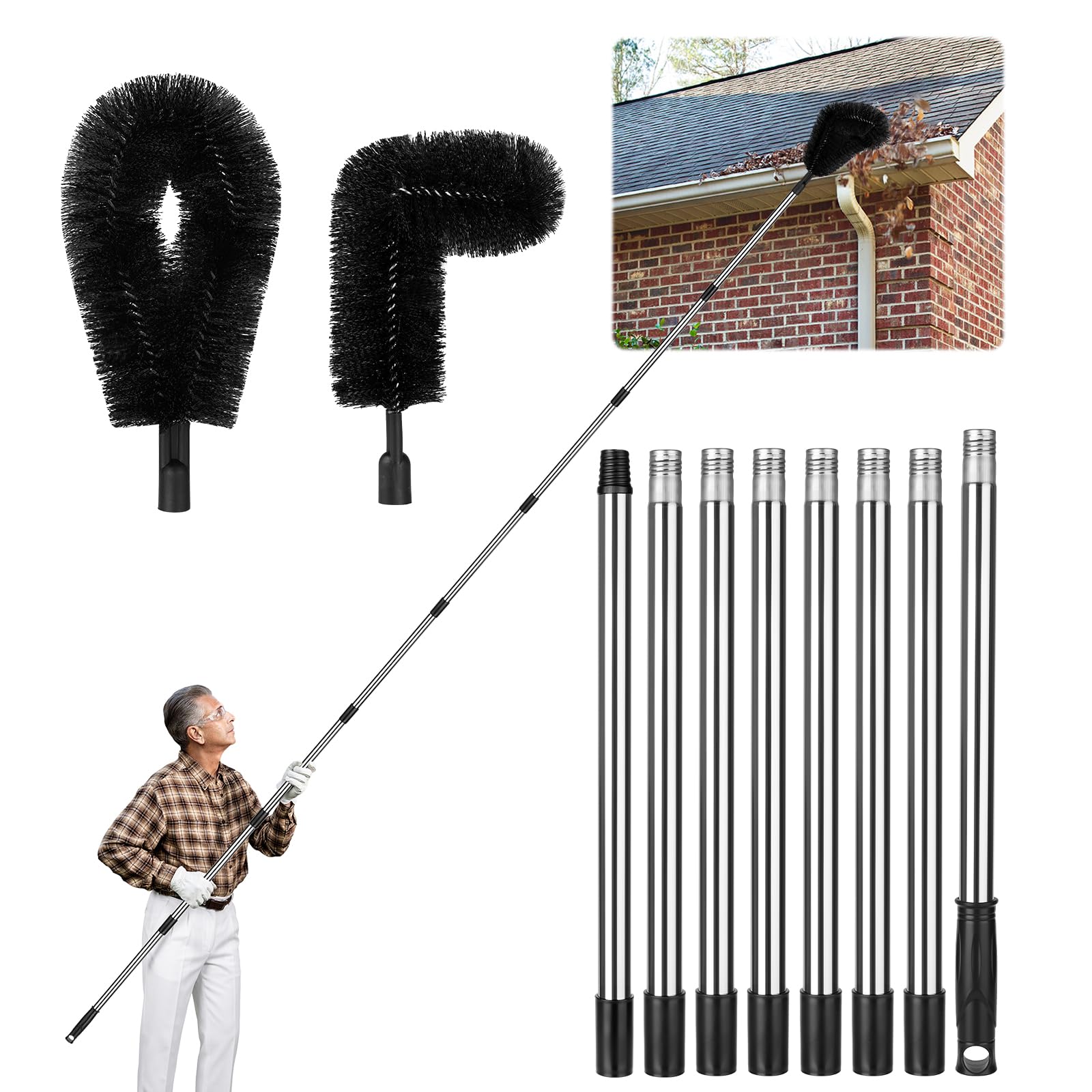 Photo 1 of 10.5FT No-Ladder High Reach Duster Cobweb Ceiling Cleaner