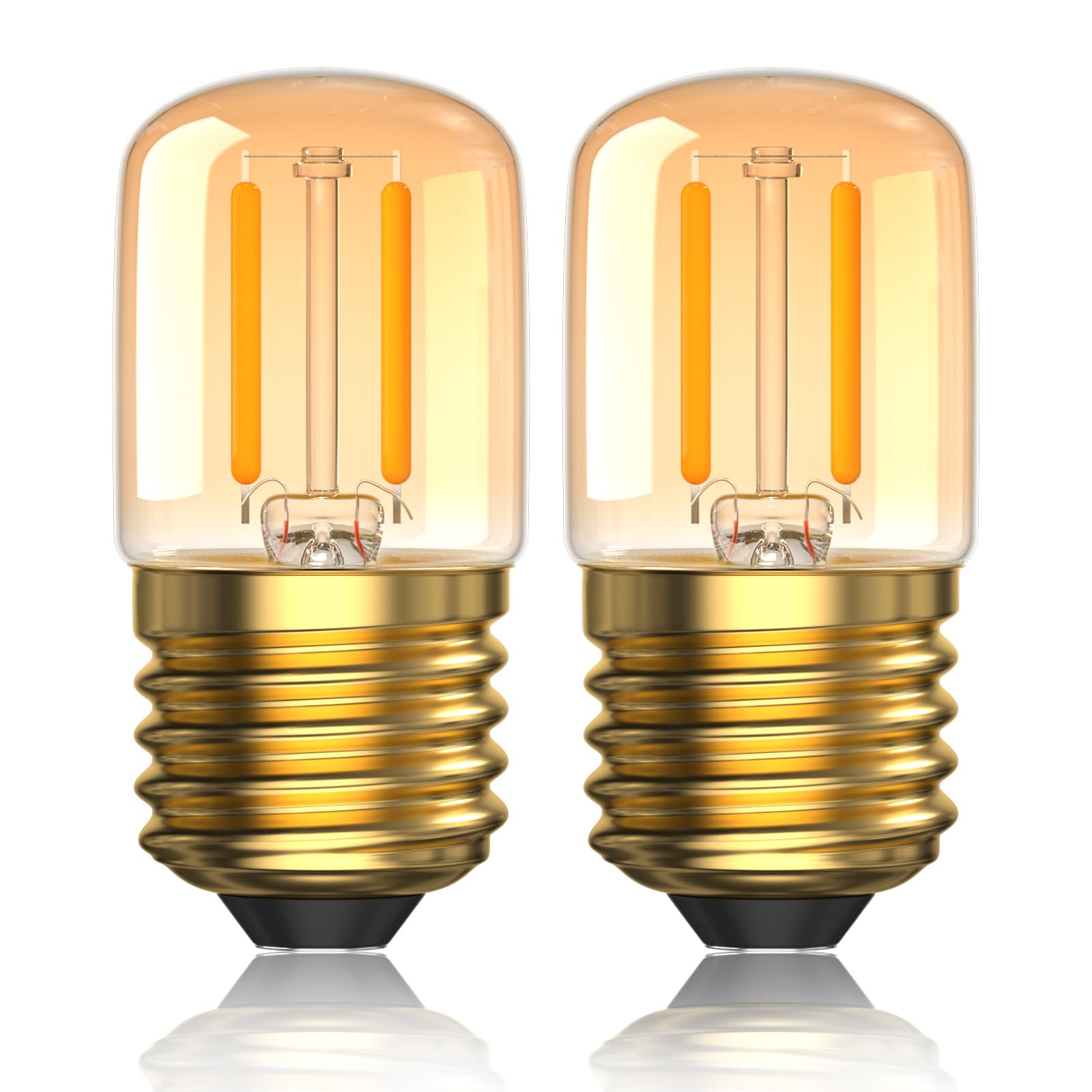 Luxvista Dimmable 2W E27 Screw Bulb Ultra Warm 2200K Low Wattage Night Light Bulb 2W LED Equivalent 15W