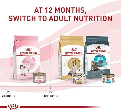 Bundle of Royal Canin Feline Health Nutrition Kitten Thin Slices in Gravy Canned Cat Food, 3 Oz Can, Pack of 24 + Royal Canin Feline Health Nutrition Kitten Canned Cat Food 24 Count (Pack of 1)