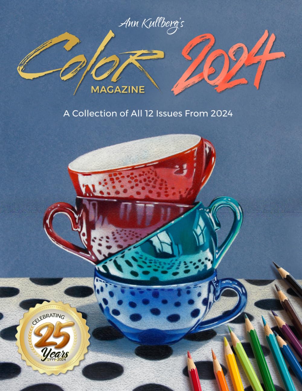Color Magazine 2024 Ann Kullberg le coffret de 12 numéros idéal à offrir à un artiste dessinateur