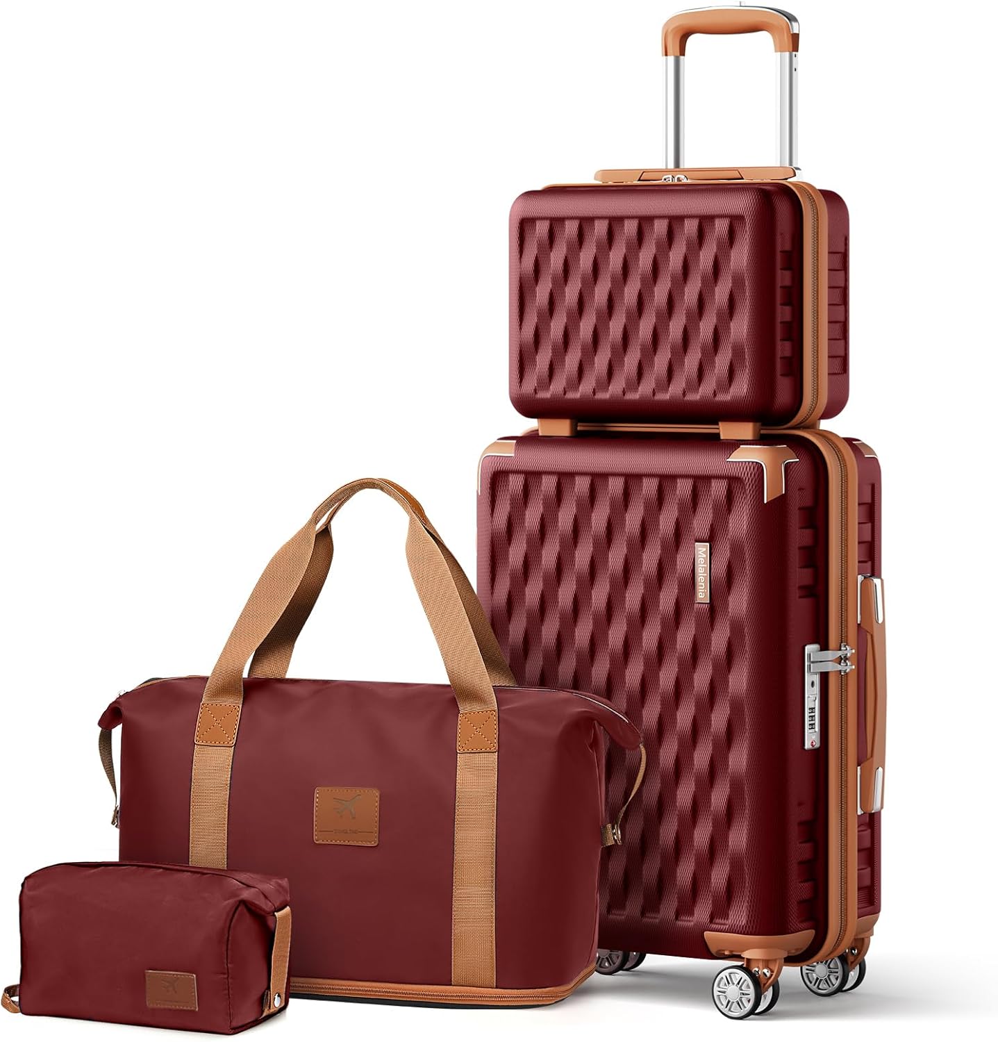Melalenia Luggage Set 4 Piece Carry On