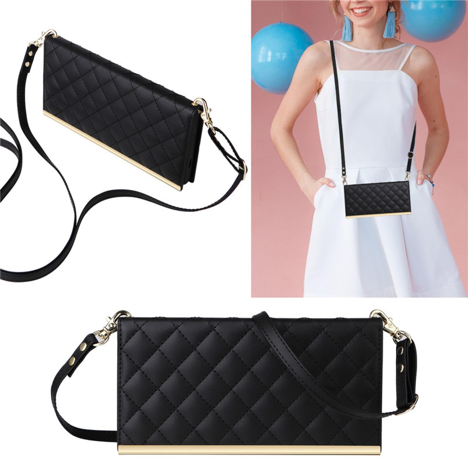 Do Samsung S22 Plus Portfel Skórzany Crossbody Etui na Telefon Karty Smycz Klapka Pokrowiec Torba (Do Samsung S22 Plus/Czerwony)