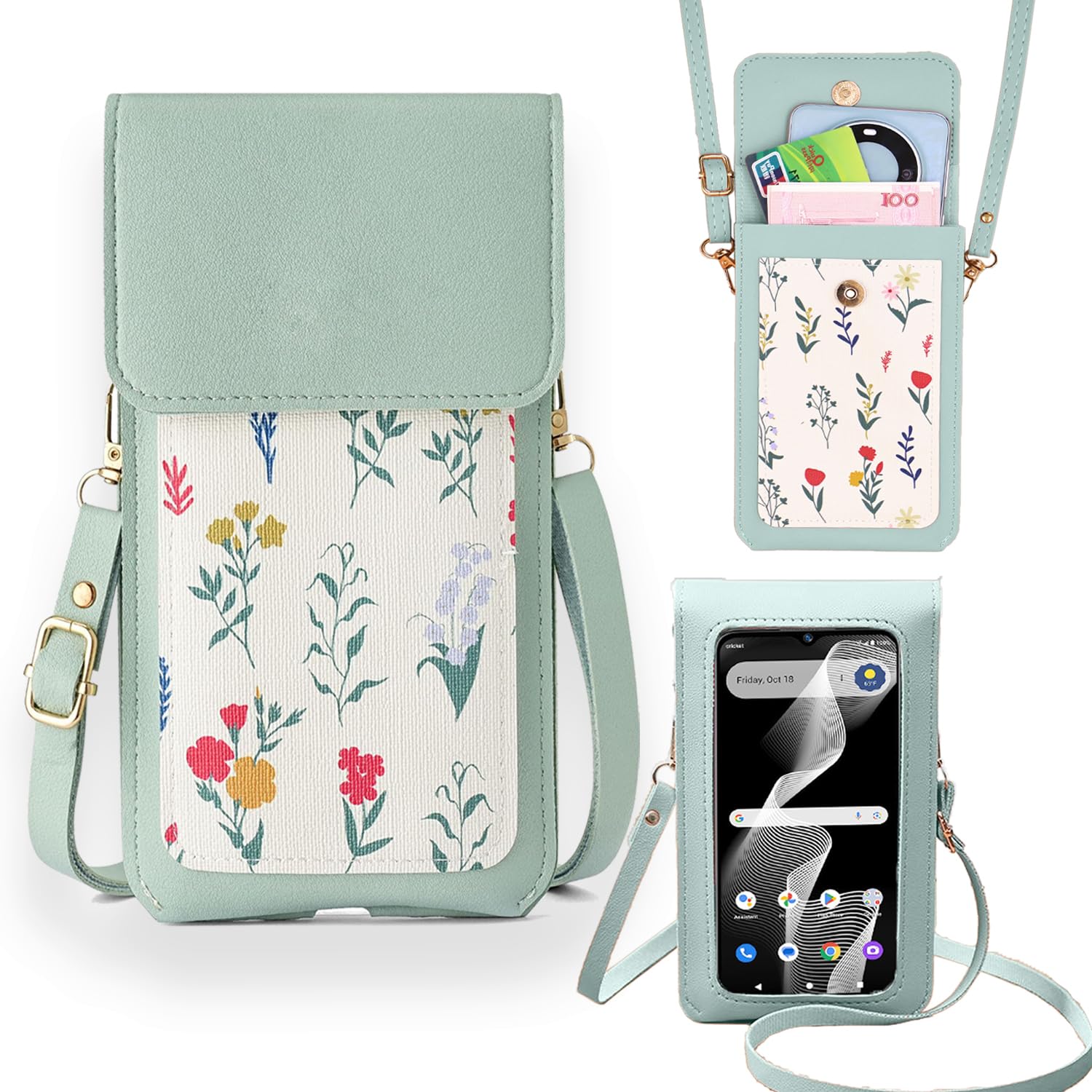 Amazon.com: Tuxiwei for TCL K32 5G 2025 Phone Cover Floral