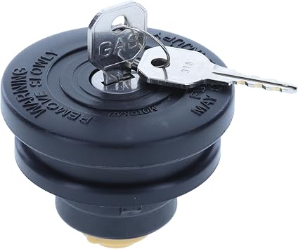 MotoRad Regular Locking Fuel Cap with 2 Keys for Engine Component