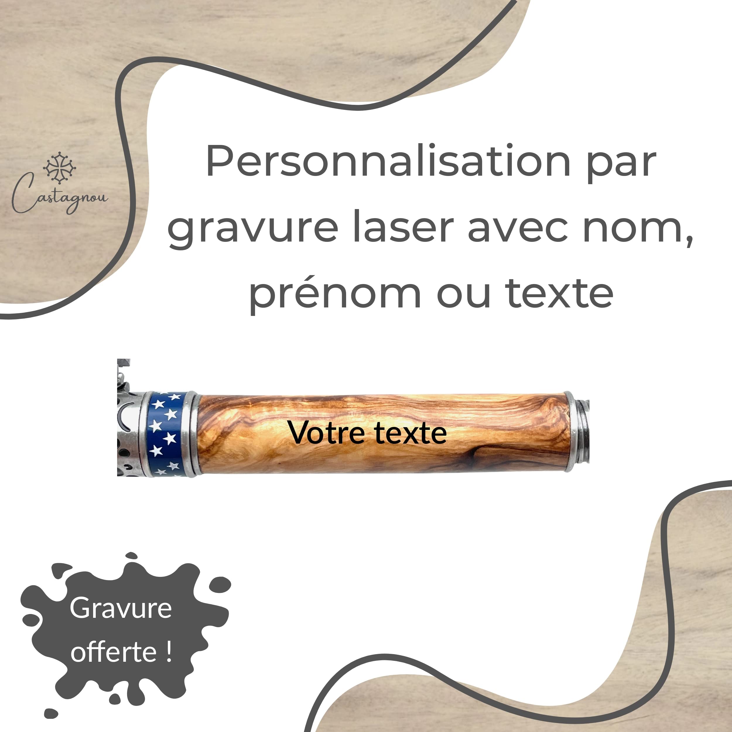 Bolígrafo personalizado | NASA | de madera con nombre, nombre, texto, personalizable grabado láser, idea original y única, hecha a mano, caja de regalo para hombre y mujer