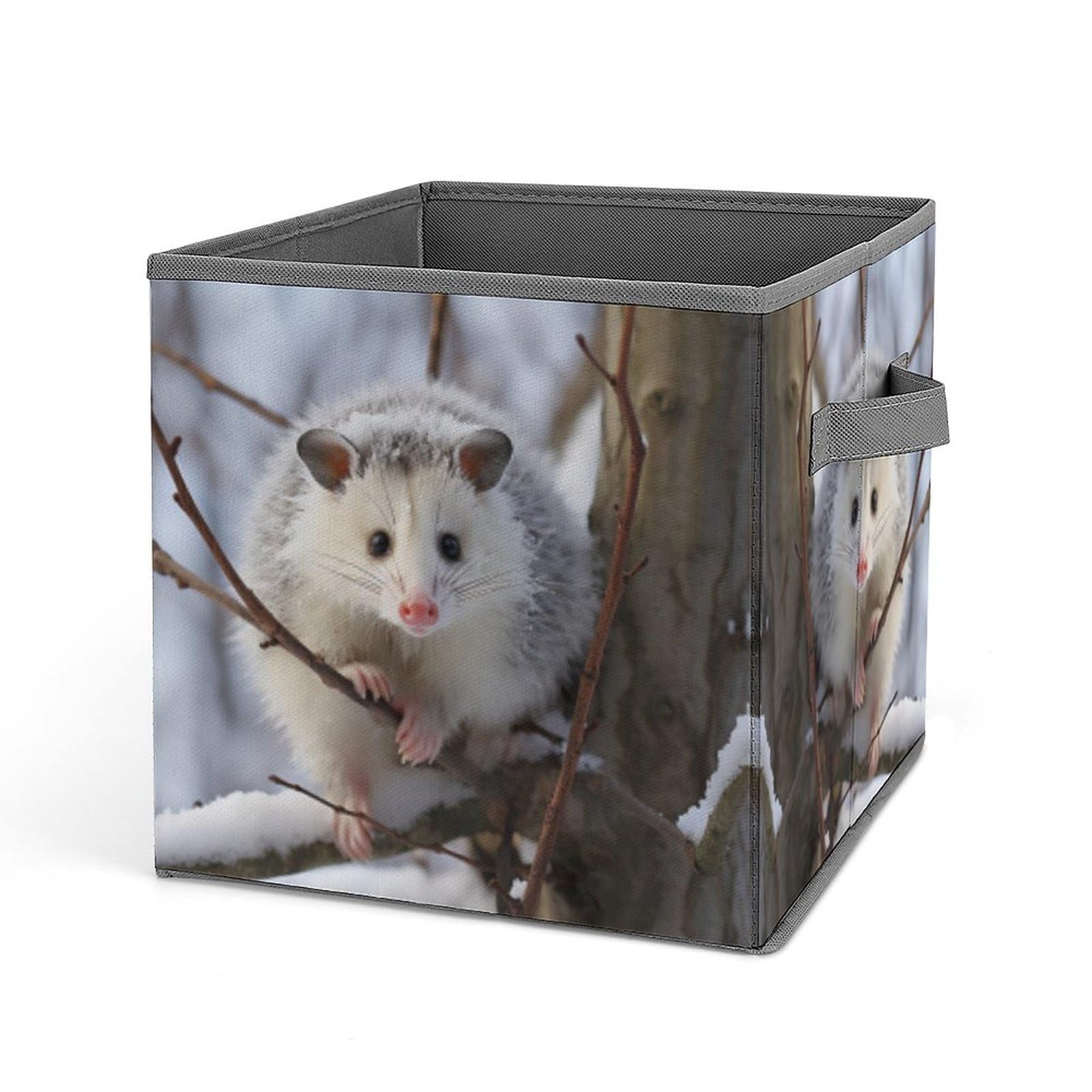 Bacs de rangement pliables vêtements cubes de rangement poignée renforcée