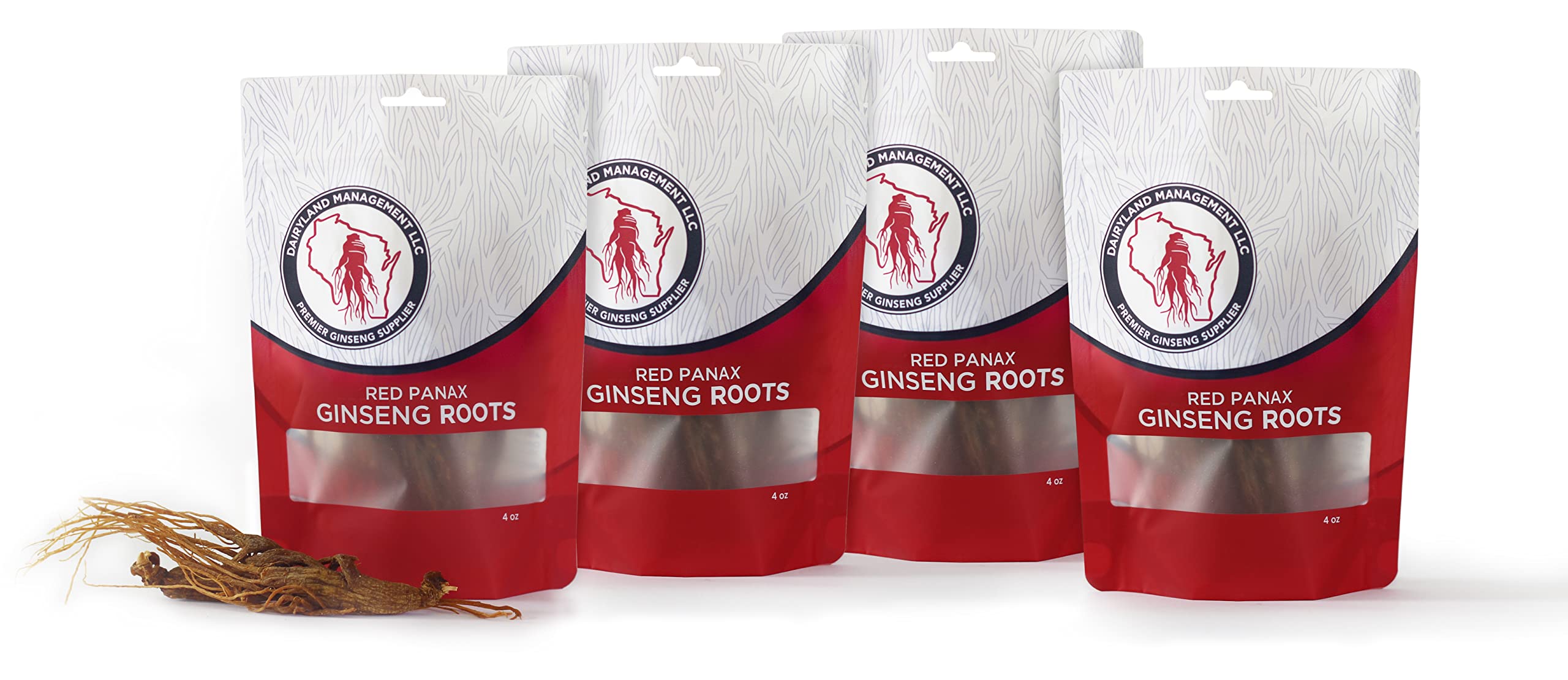 16 oz Pack of Korean Panax Ginseng Root - Authentic Panax Ginseng - Non-GMO, Gluten Free Ginseng Root - Use Ginseng in Soup, Tea, Congee