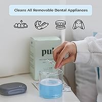Vista 3 de PUL Aligner - Tabletas limpiadoras (paquete de 30) – Para limpiar Invisalign, todos los alineadores transparentes y retenedores – Elimina olor
