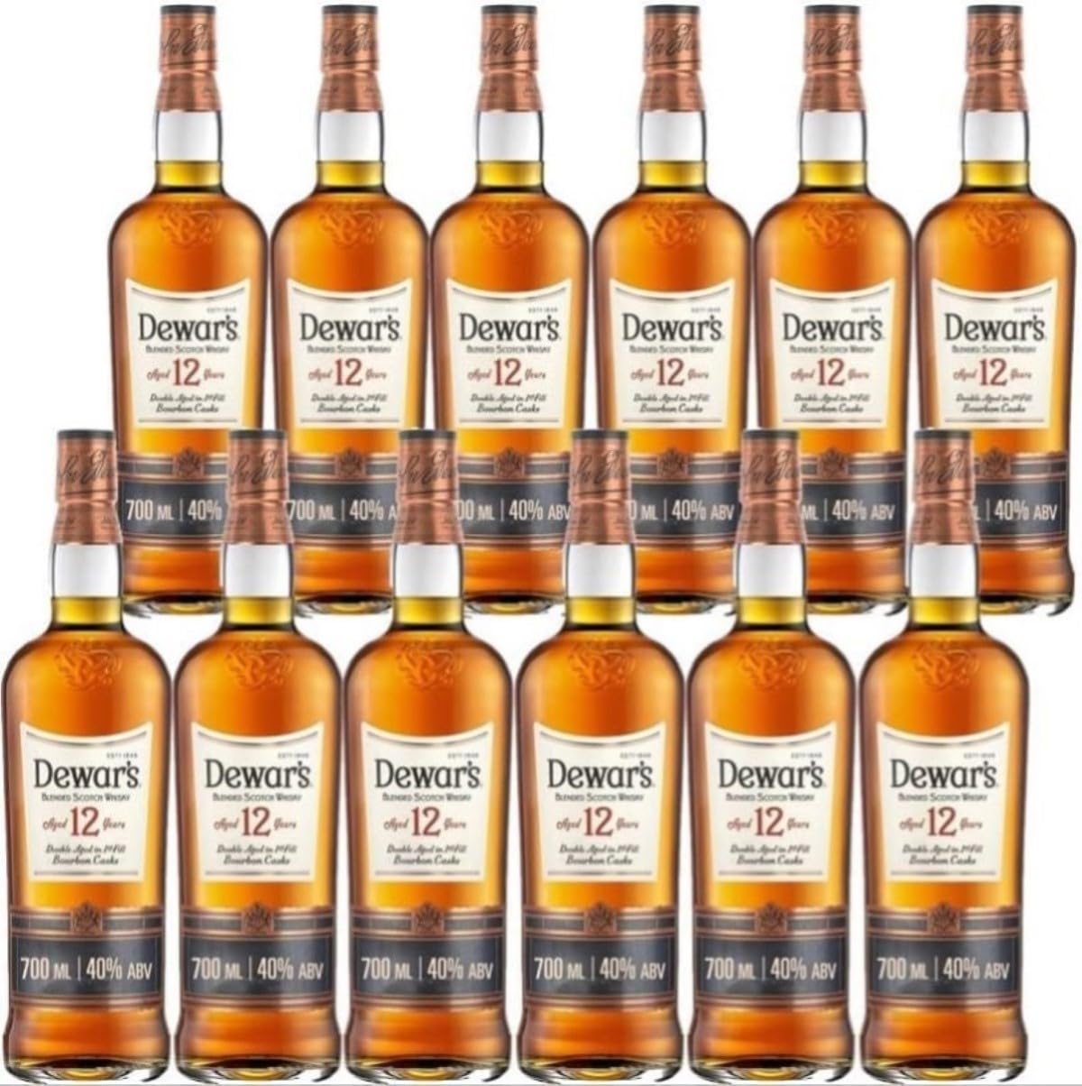 デュワーズ　12年 700ml 6本 デュワーズ 12年 バカルディの通信販売