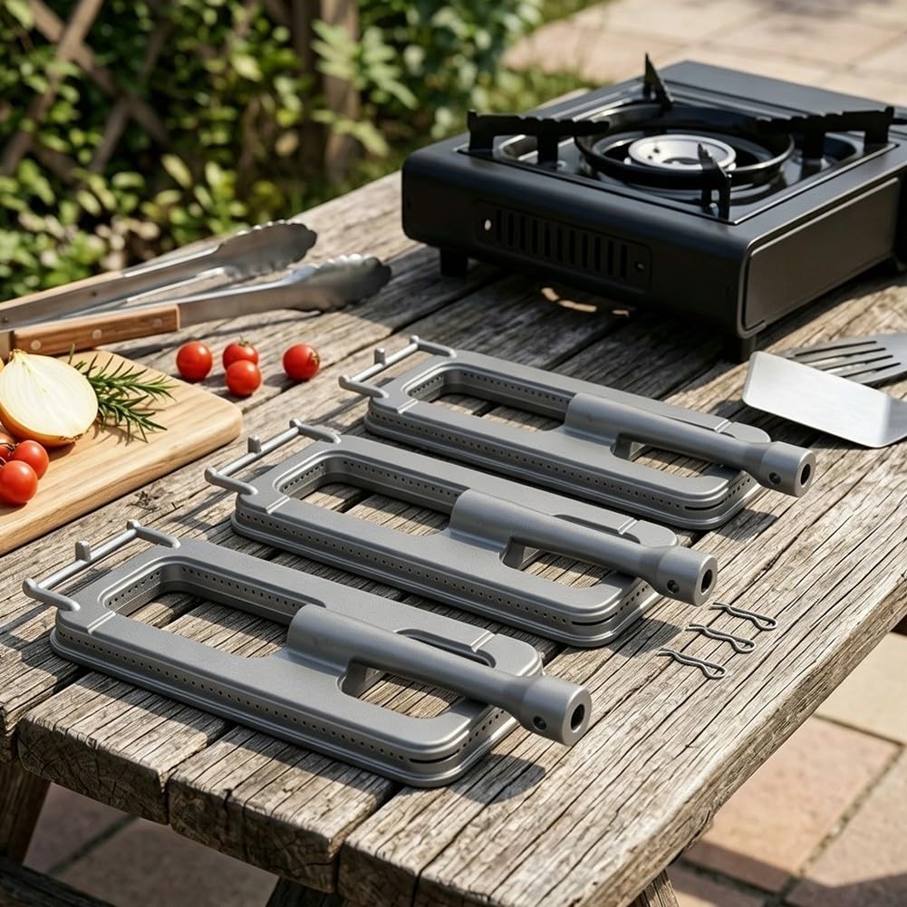 Brûleur BBQ Acier 304 15.8" Distribution Chaleur Brûleur BBQ(1pc)