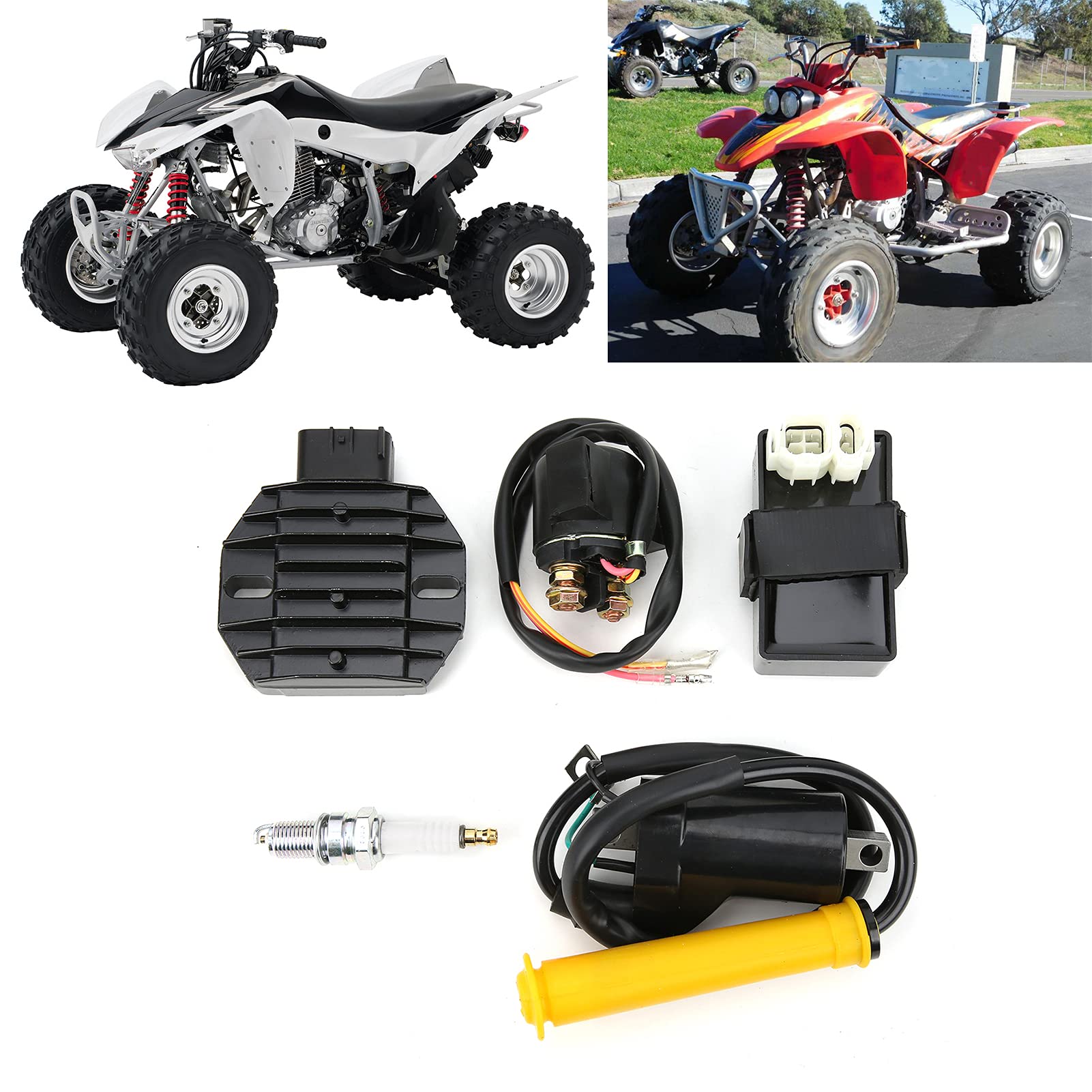 Kit de caja CDI con bobina de encendido 30500 HN1 003 Reemplazo para Sportrax 400 TRX400EX 2x4 Juego de caja de encendedor