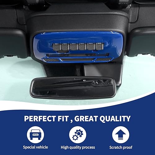 Miniatura 4 de RAZPOY Cubierta para panel de luz de lectura frontal Bronco compatible con accesorios interiores de Ford Bronco 2021 2022, 2 puertas, 4 puertas,