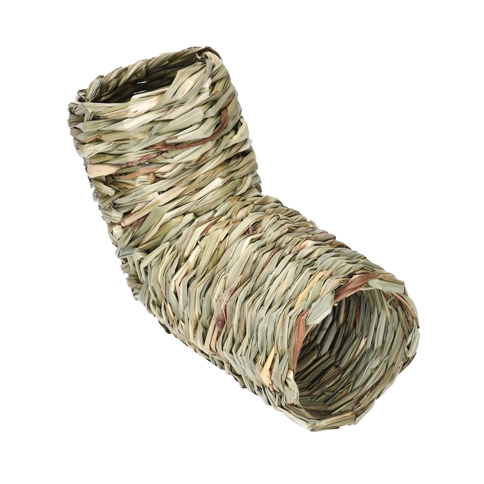 Túnel de hierba para hámster, juguete de escondite de hámster, túnel pequeño, túnel de cerdo de guineas, tubo de juego para hámster, juguete de escalada de hierba, túnel de hámster