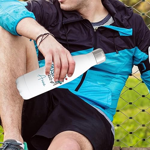 Miniatura 2 de Postal Worker - Botella de agua de apreciación de color de 17 onzas, regalo para él, regalo de acero inoxidable para cartero, mujeres carteras, taza