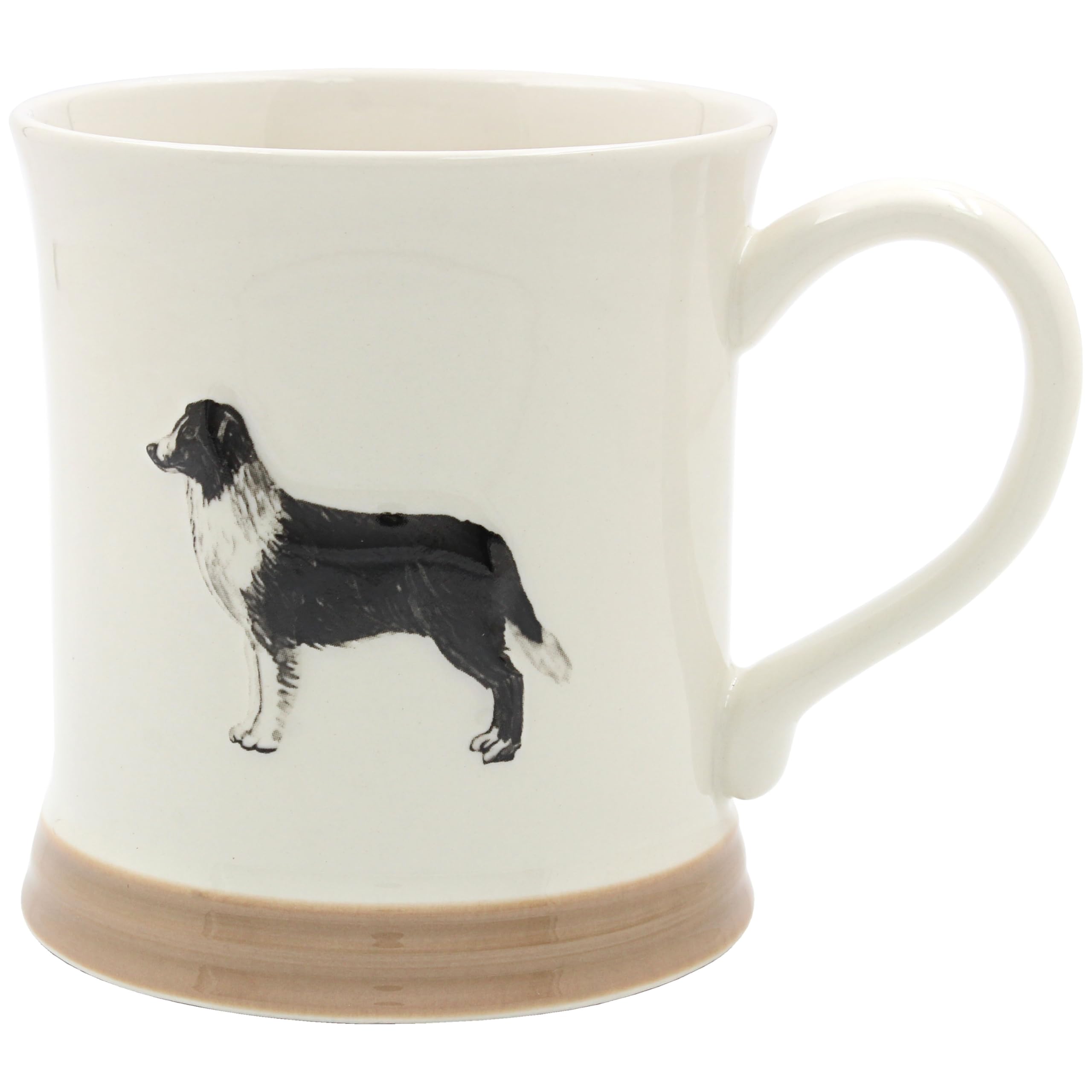 THE Leonardo Collection Collie Mug Embossed Country Life, Tea and Coffee Mugs for Hot Drinks | Fine China Printed Mugs for Kitchen & Home | Reusable Ceramic Cups for Every Occasion