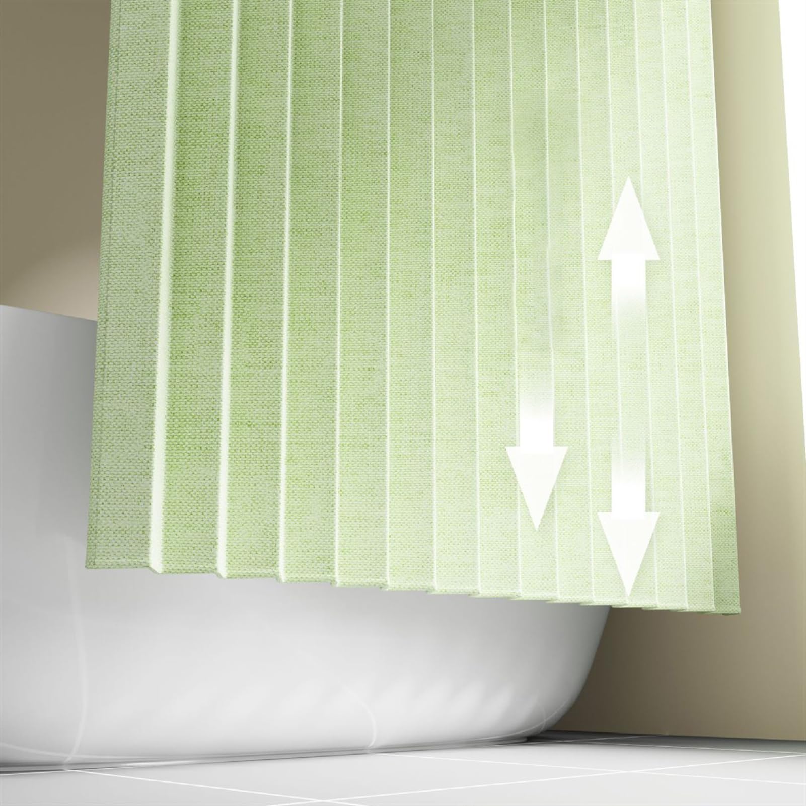 Rideau de douche imperméable en tissu antisoldé avec crochets - Rideau de salle de bain pliable à séchage rapide - Bleu - 200 x 180 cm - Élégant et durable pour décoration d'intérieur