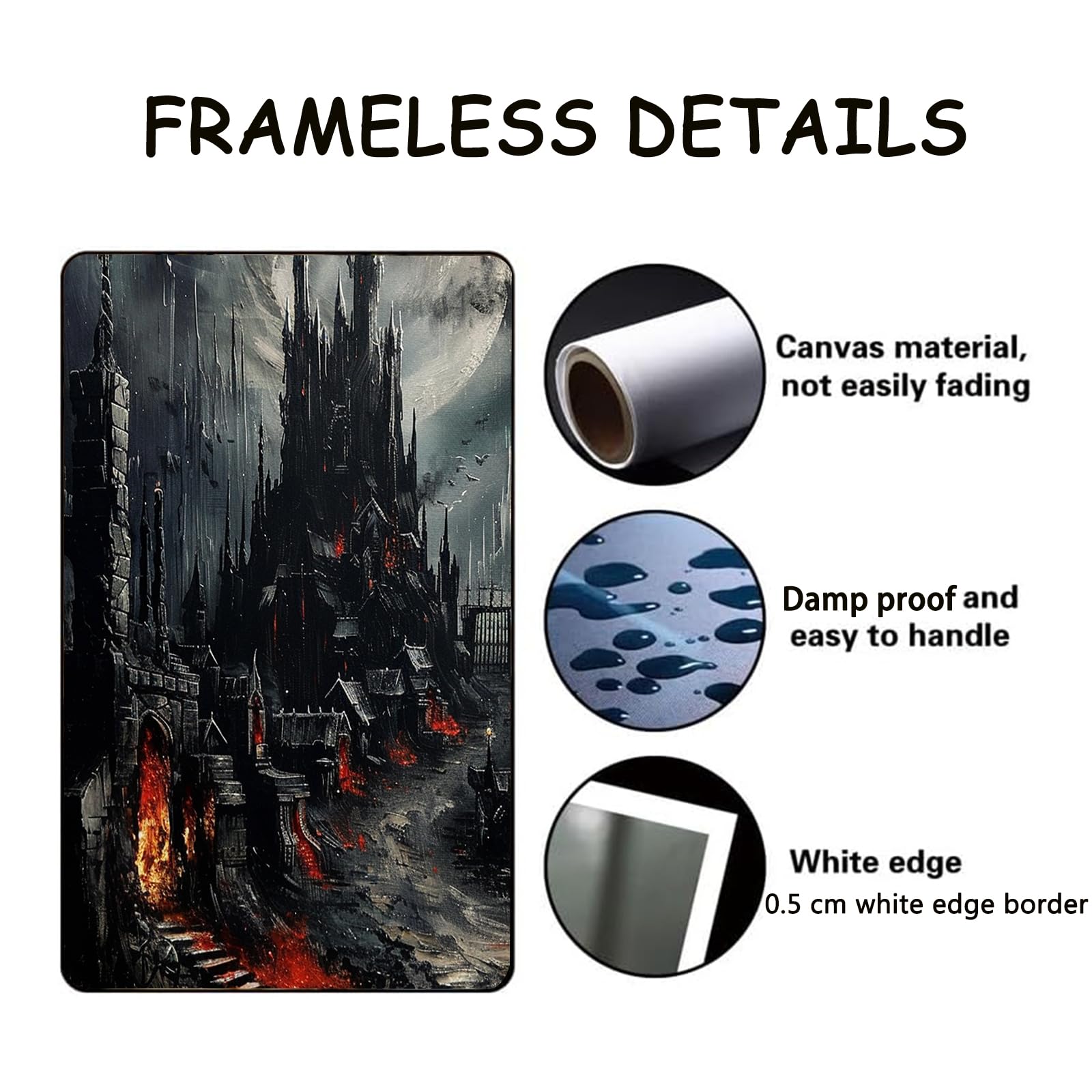 Amazon.com: Gothic Castle Wall Art Gothic Spooky Halloween