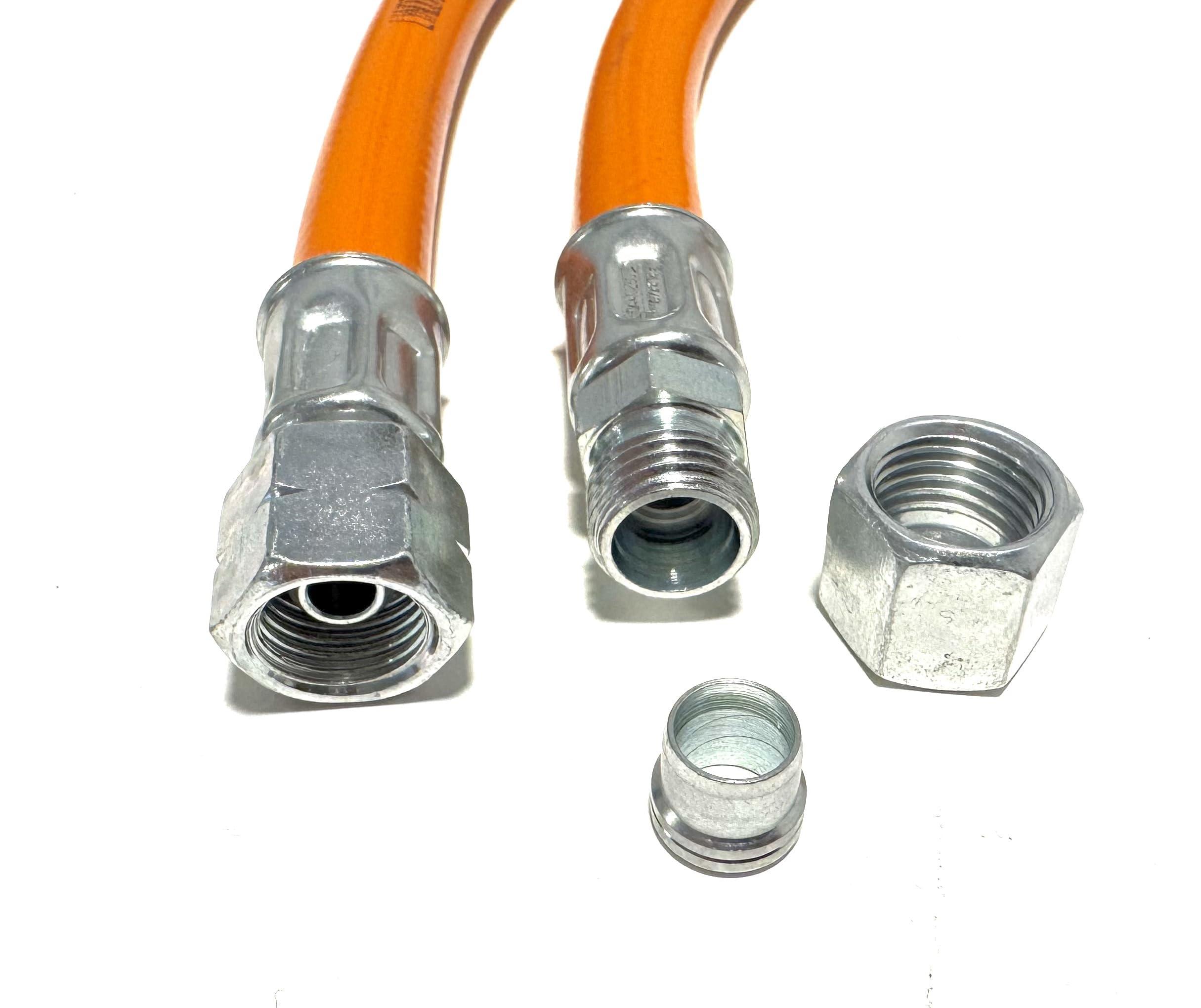GOK - Regulador de gas para caravana y autocaravana, 30 mbar, 0,8 kg/h, con manguera de gas y adaptador de 8 y 10 mm