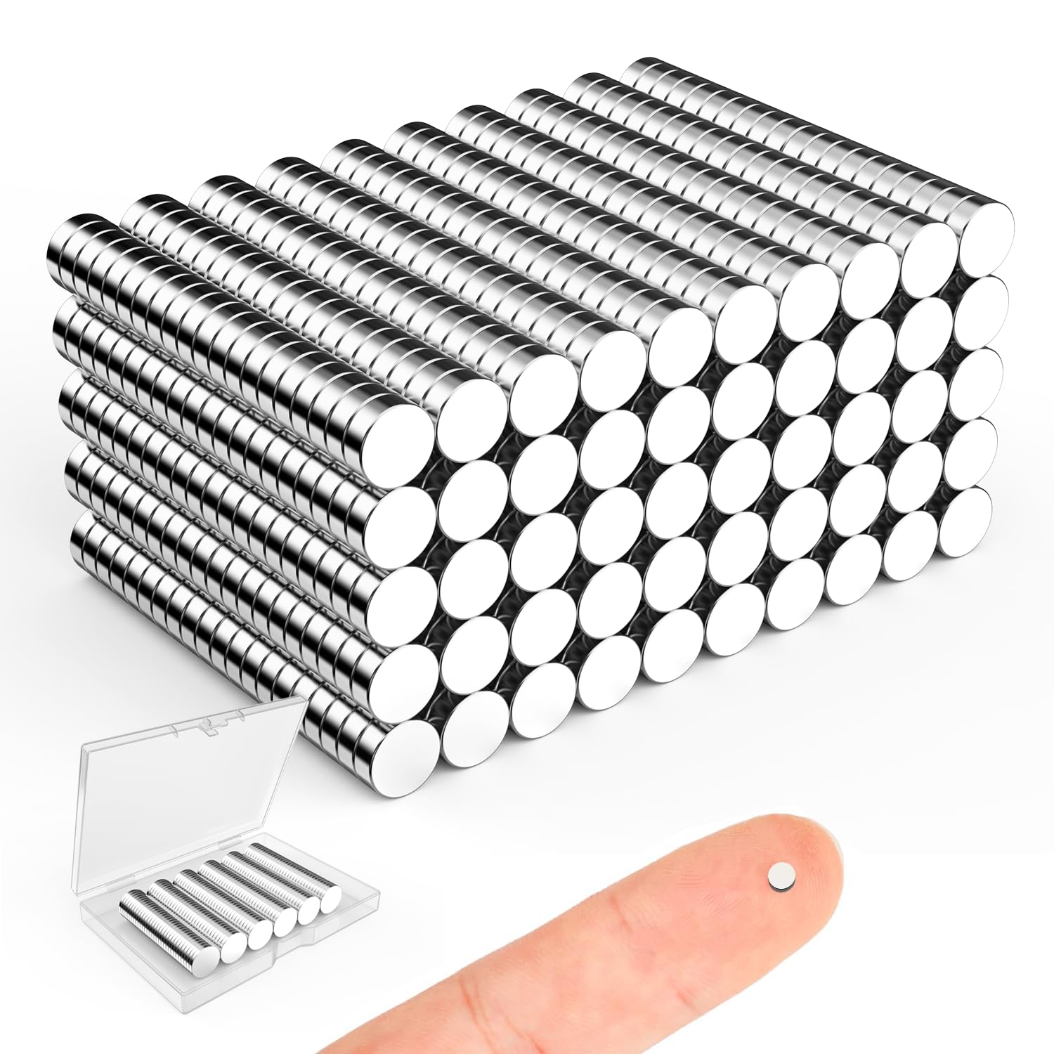 Magnets for Crafts, 5x2mm Small Round Magnetic 250 Pack — Amazon image 13