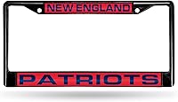 Vista 11 de Rico Industries NFL Unisex-Adult NFL Laser Cut Inlaid Standard Chrome License Plate Frame