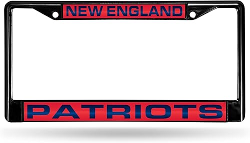 Miniatura 11 de Rico Industries NFL Unisex-Adult NFL Laser Cut Inlaid Standard Chrome License Plate Frame