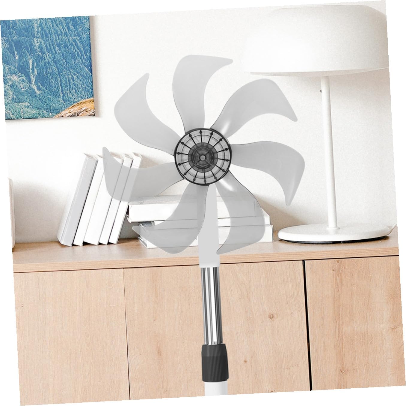 Leaf Plastic Fan Blades Replacement for Electric and Pedestal Fans Blades for Quiet Cooling Plastic Construction for Standing