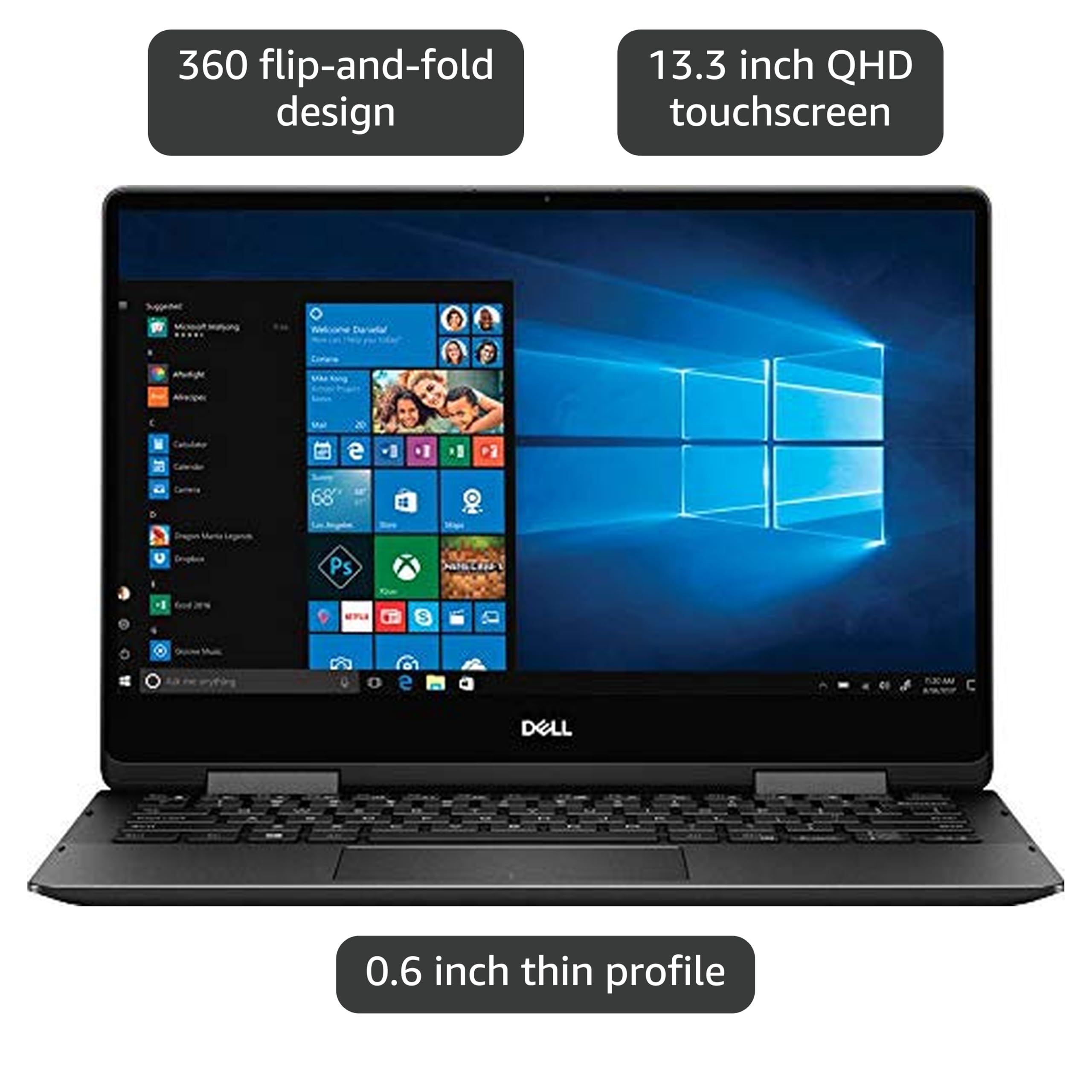 Amazon.com: Dell Inspiron 13 2-in-1 7386-13.3