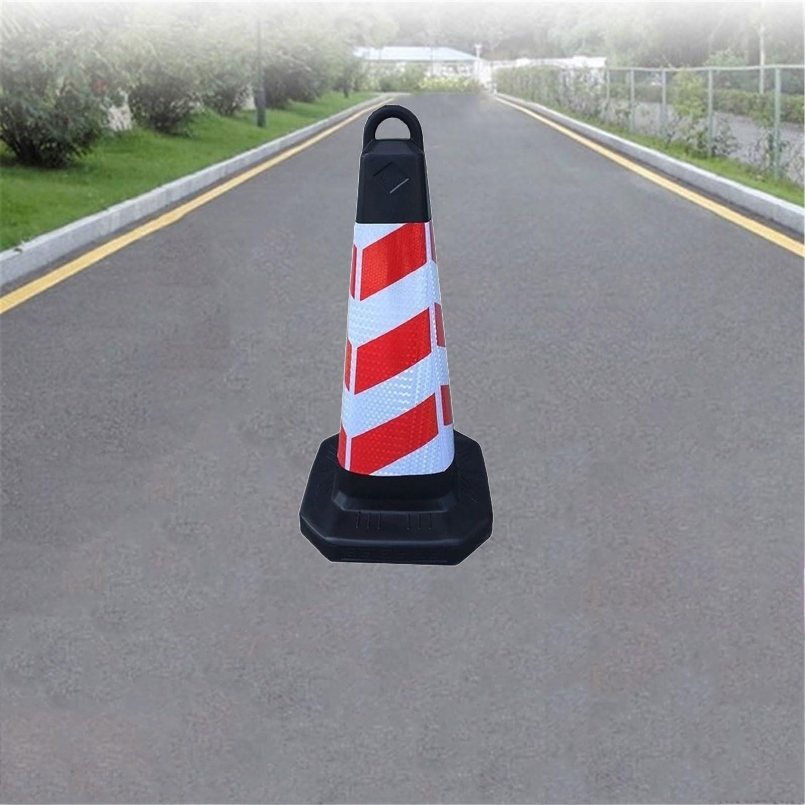 Cône de signalisation Lot de 5 cônes de sécurité routière multi-usages avec bandes réfléchissantes for la formation à la conduite et les parkings Route(Petit)