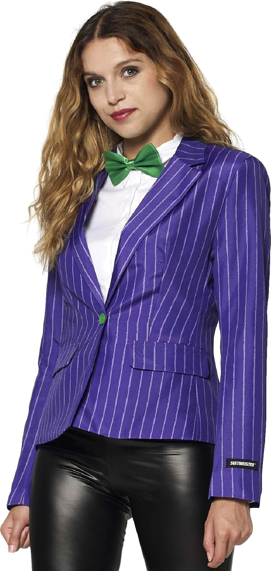 Suitmeister Women's Blazer - DC Comic Character - Slim Fit Jacket - Halloween Costume