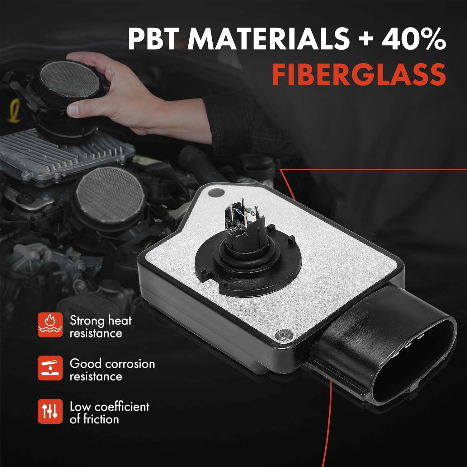 A-Premium Mass Air Flow Sensor Compatible with Ford Escort 1991-1994 1.8L, Explorer 1995 4.0L & Mercury Tracer 1991-1994 1.8L