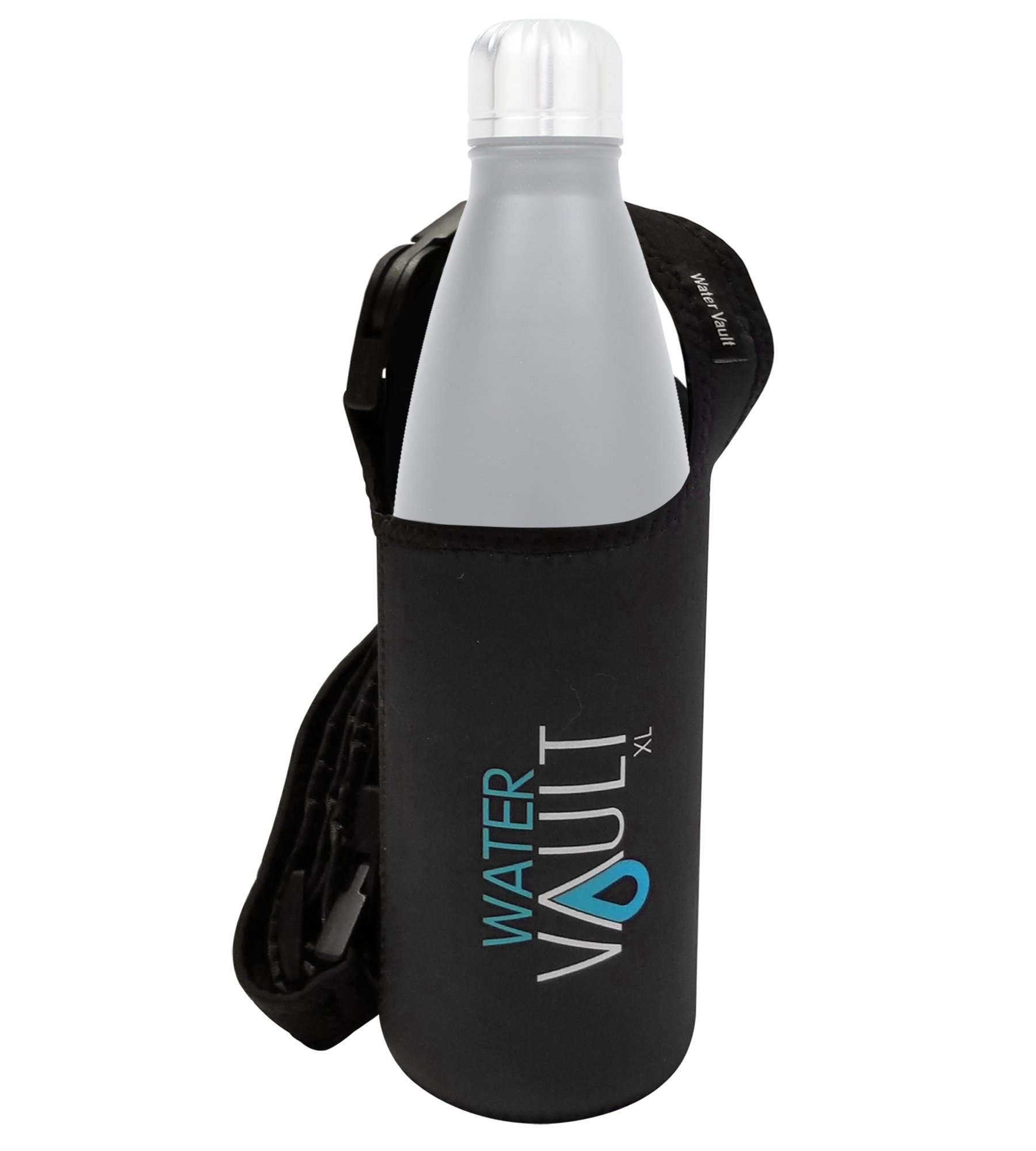 WaterVault Neoprene Bottle Holder, Adjustable Detachable Strap