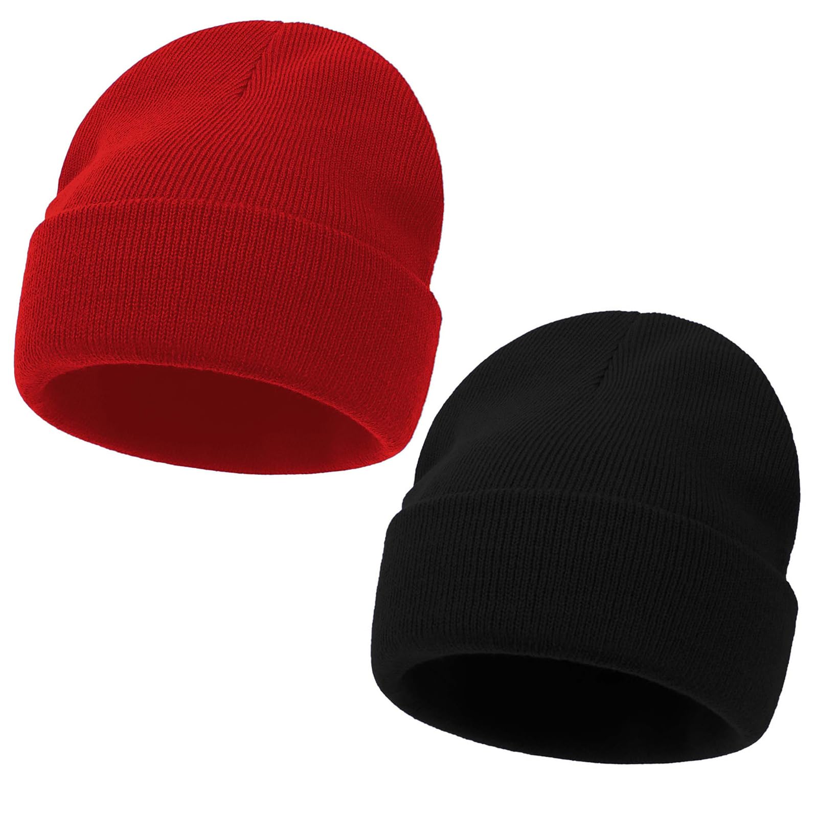 Kids Beanie Boys Girls Winter Hats Children Cuffed Knit Warm Skull Caps