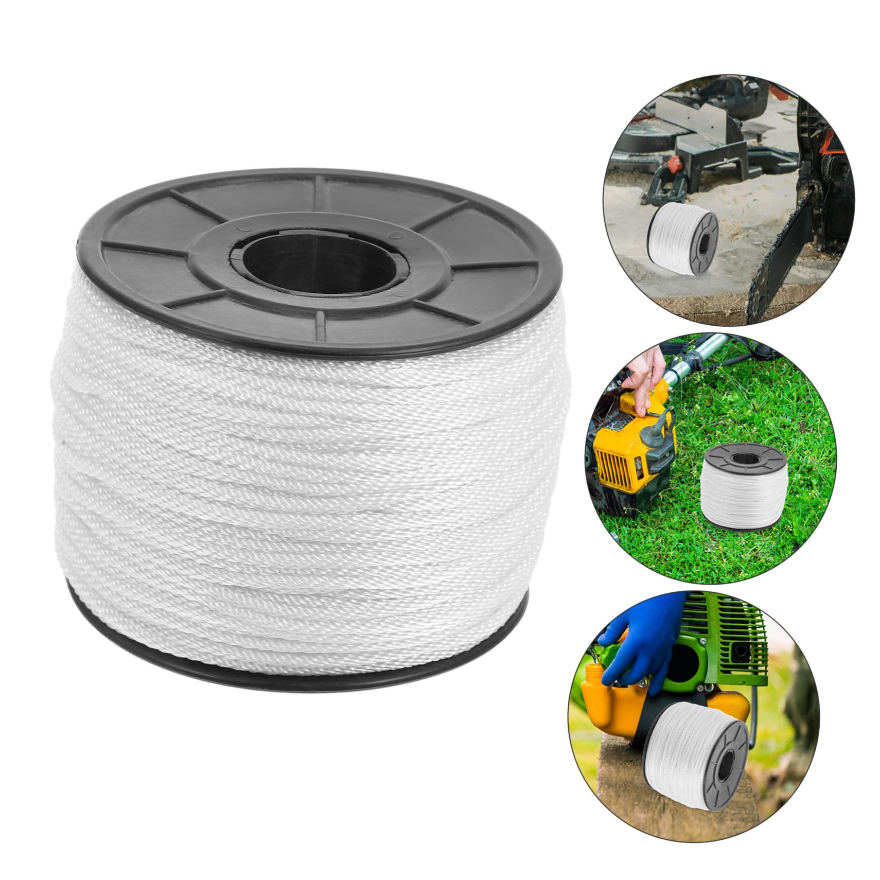 BESPORTBLE Cordon de Démarrage pour Tondeuse à Gazon et Tronçonneuse Corde de Remplacement Nylon Cordon de Démarrage pour Débroussailleuse
