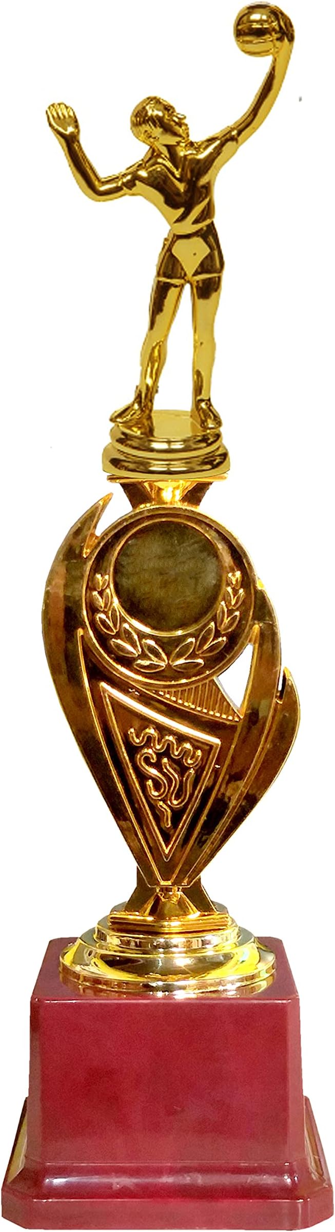 Be Win Winner Golden & Fiber Sports Trophy for Volleyball Tournaments, Schoool Games & Other Volleyball Events