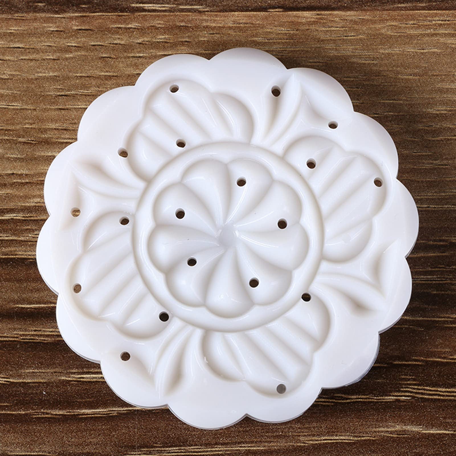 Mondkuchenform Keksstempel, Mit 6 Blumen-Stempeln, Handdruck, Fondant, Mondkuchen, Dekorationswerkzeuge, Ausstecher, Backwerkzeug