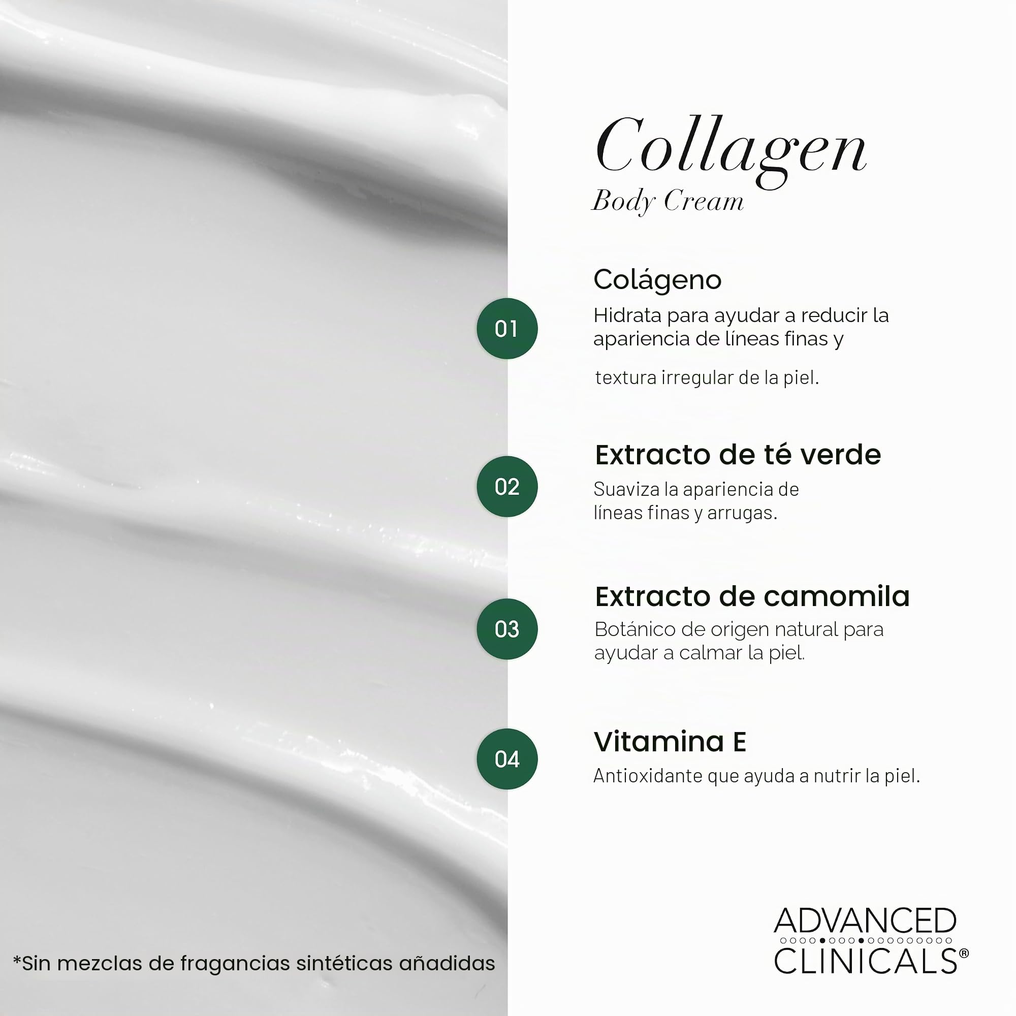Advanced Clinicals Crema de retinol y colágeno Crema Skin Care Set. Value Anti-Aging Set for Wrinkles, Fine Lines, Piel reafirmante. 16oz Spa Size son ideales para crema facial y crema hidratante