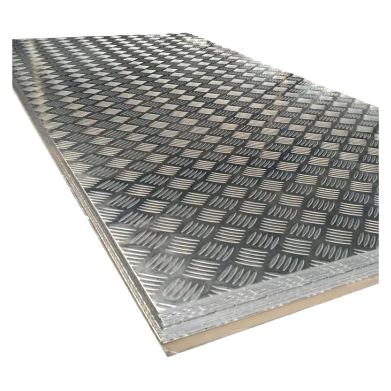 GUIPENG Aluminum Treadplate Chequer Kick Tread Plate Bar Sheet 1.5mm 2mm 3mm 4mm 5mm 6mm(Thickness 2mm,200x300mm 1pc)