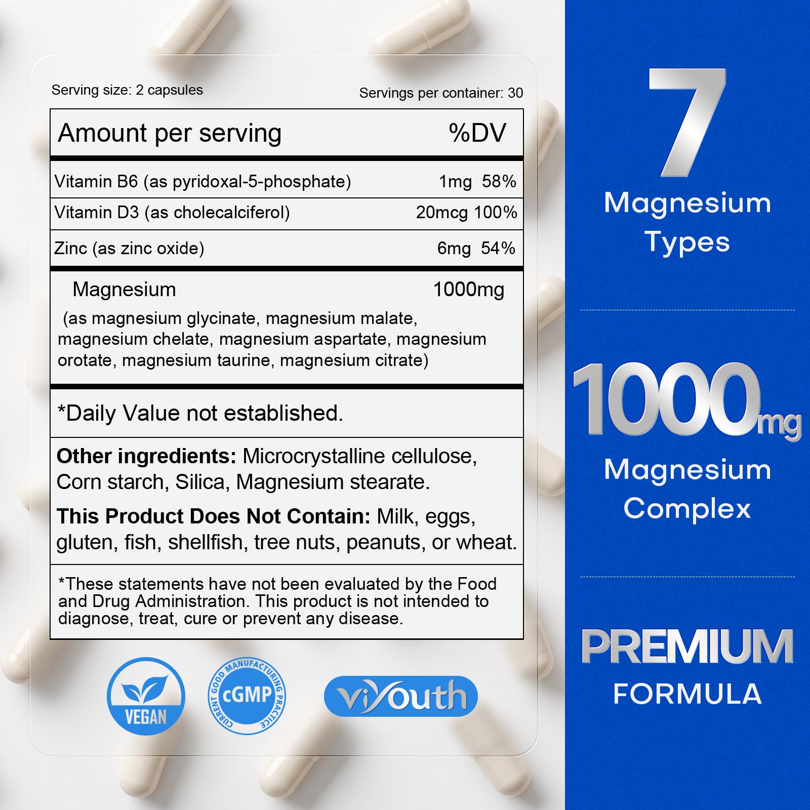 Magnesium 7 Complex Supplement, 7 Forms of Magnesium for Sleep & Muscle — Amazon image 5
