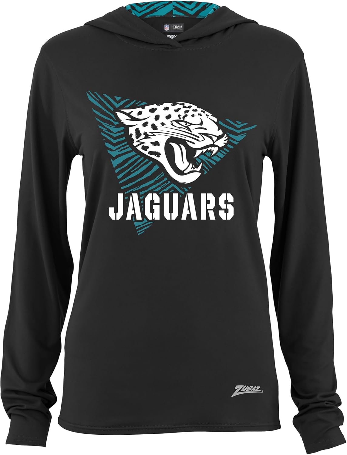 Zubaz NFL Women's Hood Lined Lightweight Hoodie
