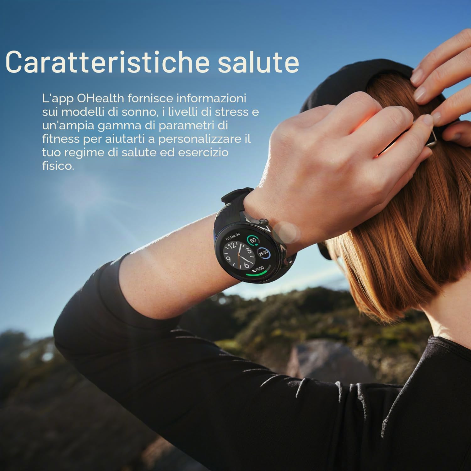 OnePlus Watch 2 Nero Acciaio, 32GB, Batteria 100 Ore, Monitoraggio Salute e Fitness, Design Zaffiro e Cristallo, Doppio Motore, Wear OS di Google