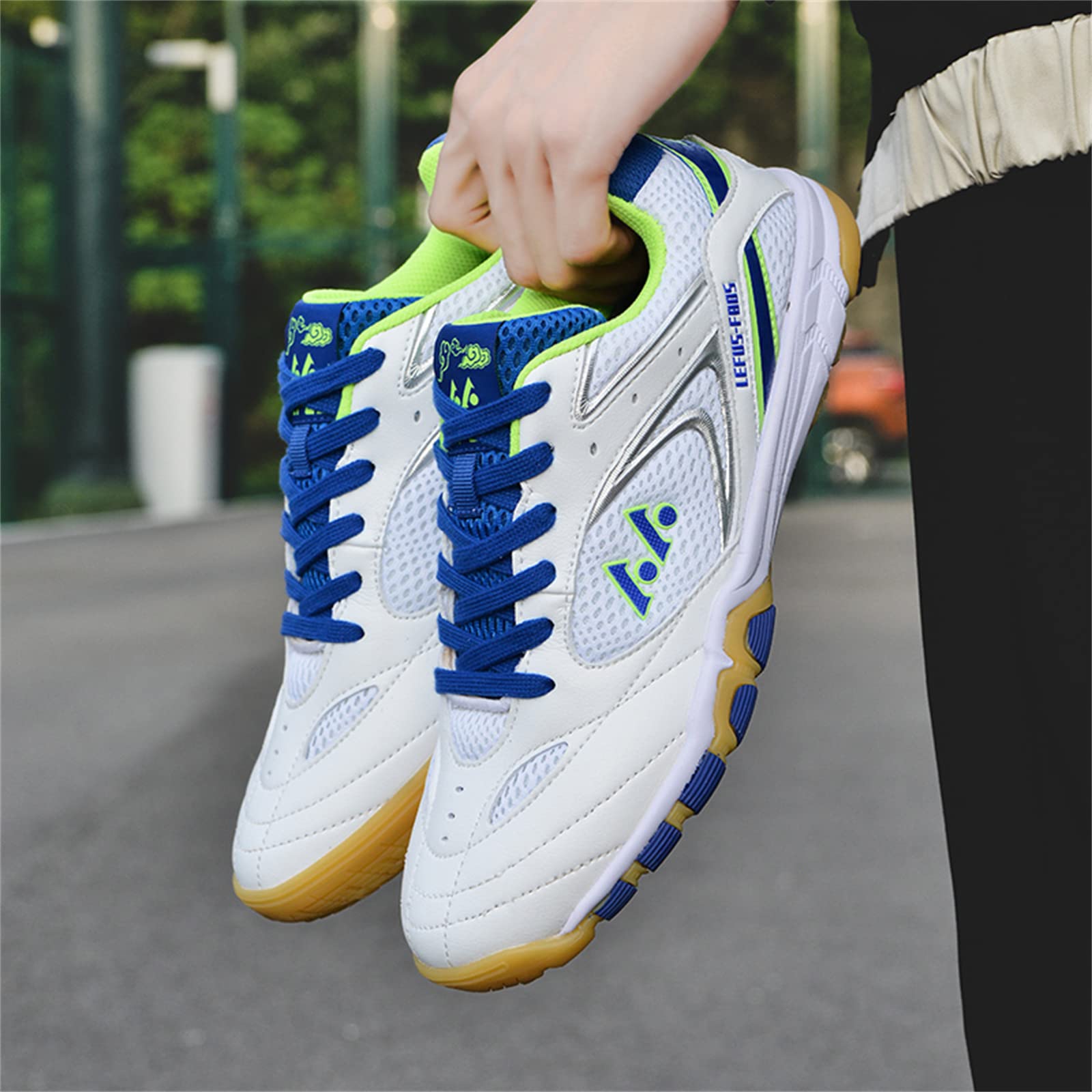 Chaussures de tennis de table pour homme et femme - Légères - Badminton - Baskets d'intérieur douces et respirantes - Pour adolescents et étudiants