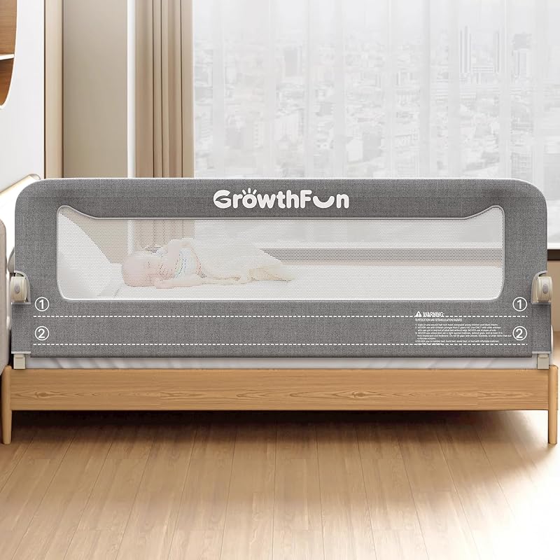 growthfun foldable bed rail