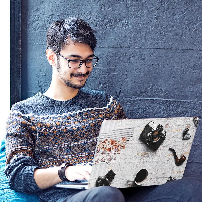 Image of Galaxsia Explore Full Body Vinyl Laptop Skin /Sticker /Cover Upto 15.6 Inches Laptops Laminated-Removable-HD Quality Compatible for Hp-Dell-Sony-Lenovo-Asus etc.(15x10 Inches)