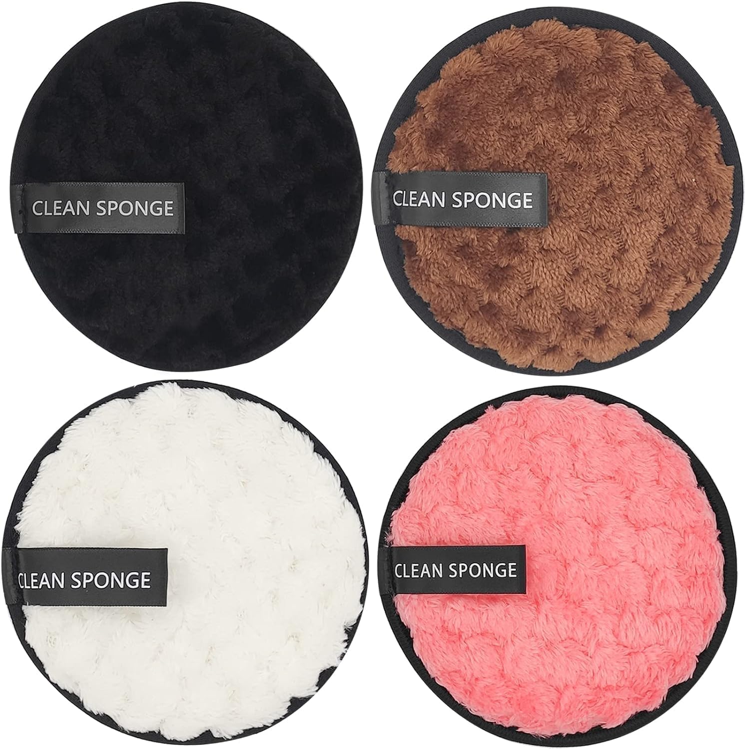 Reusable Round Makeup Remover Face Pads, Cloths, Washable Microfiber Makeup Eraser, Wipes for Heavy Makeup, Masks, Mascara, Eye Shadow, Foundation for All Skin Types, Medium Size, Pack Of 4-picture-29