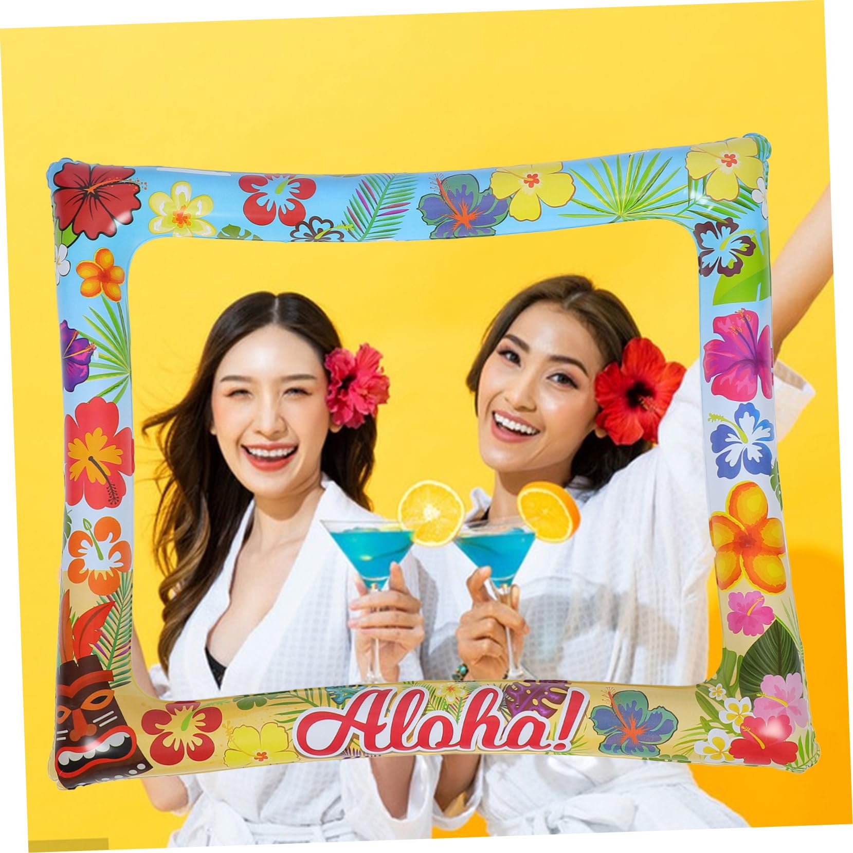 Toddmomy 3 Stück Aufblasbarer Fotorahmen für Partys Hawaii Style Foto Requisiten für Sommerliche Deko für Hochzeiten und Feiern Kreative Fotohintergründe für Unvergessliche