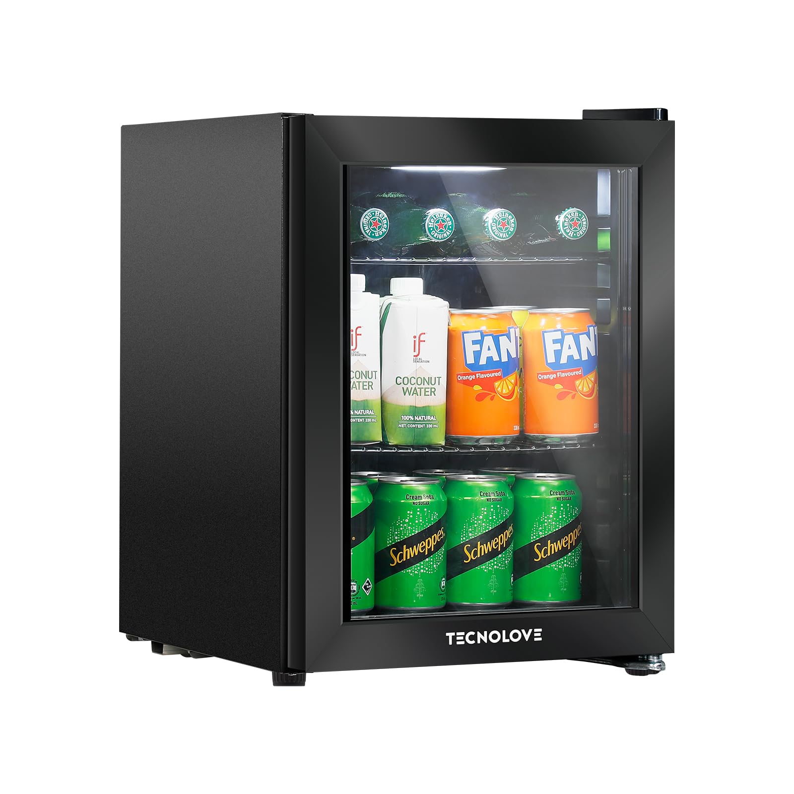 綺麗なコンパクト冷蔵庫 Amazon | 冷蔵庫 27L コンプレッサー式 3～14℃ ドリンク用 直冷