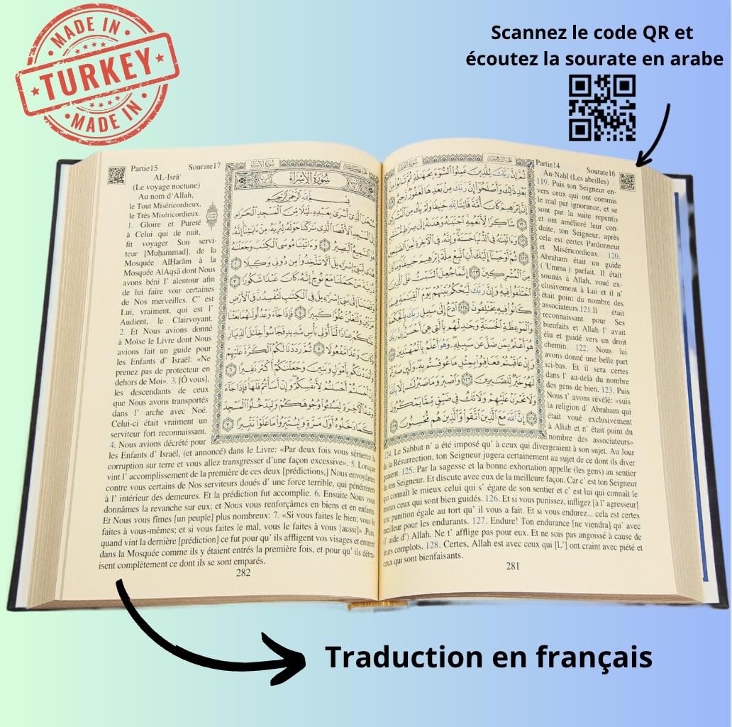 Geschenkset Grijs Met Een Gebedskleed, Parel Tasbih En Nederlands Vertaalde Koran Kerim